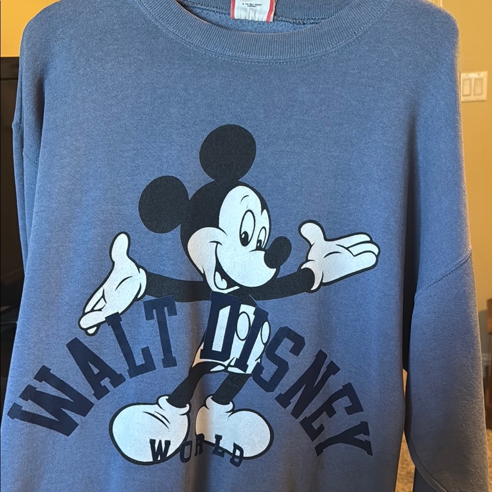 Authentic Disney World Blue Crewneck